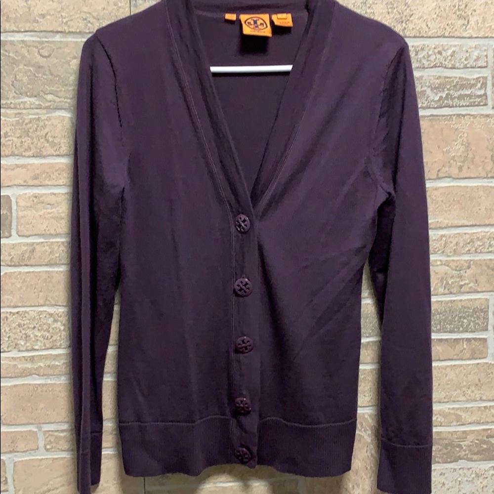 Tory Burch Simone Merino Cardigan Small